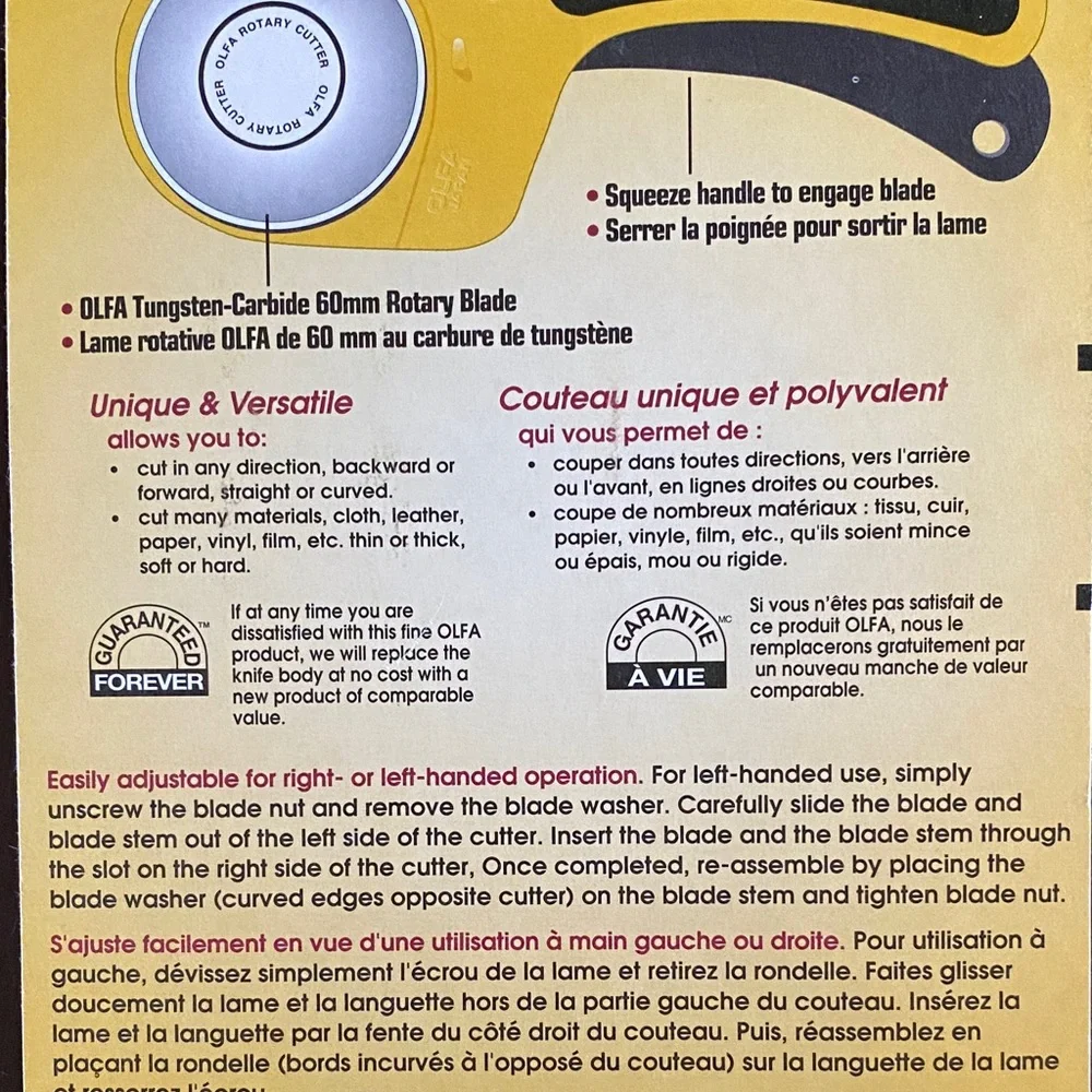 Olfa Rotary Cutter - Model RTY-3/DX - Picture 5 of 6